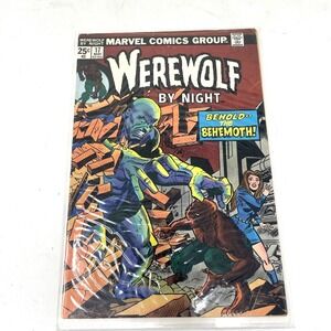 Werewolf By Night Marvel Comic Book Issue 17 May 1974 Behold the Behemoth Bronze